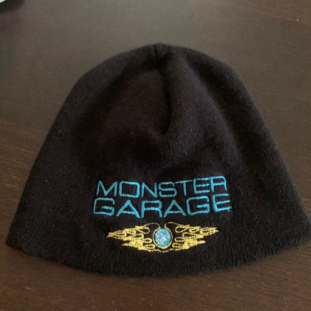 Embroidered Monster Garage Beanie